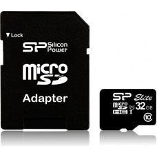 Silicon Power Atmiņas kartes Silicon power  Elite 8GB microSDHC UHS-I 8 GB, Micro SDHC, Flash memory class Class 10, SD
