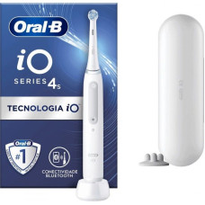 Oral-B Zobu birste Oral-B  | Electric Toothbrush | iO4s | Rechargeable | For adults | Number of brush heads included 1 | Number of teeth brushing modes 4 | White