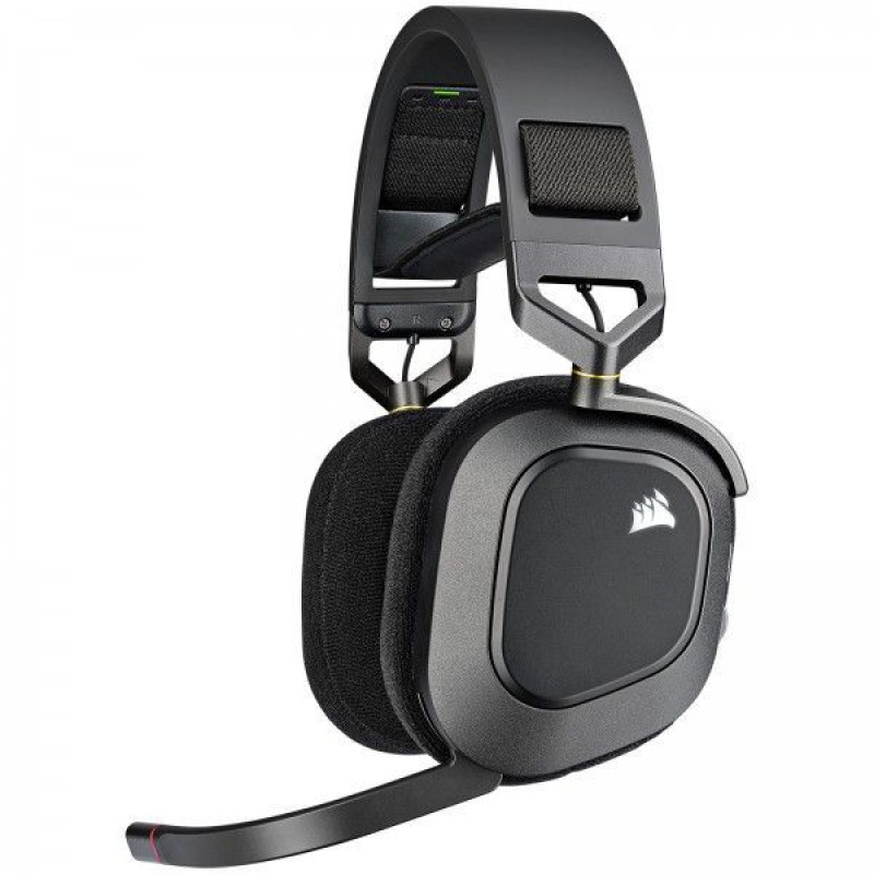 Corsair Bezvadu austiņas Corsair  Gaming Headset HS80 RGB WIRELESS Built-in microphone, Carbon, Over-Ear