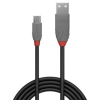 Lindy Kabelis LINDY  CABLE USB2 A TO MICRO-B 5M/ANTHRA 36735