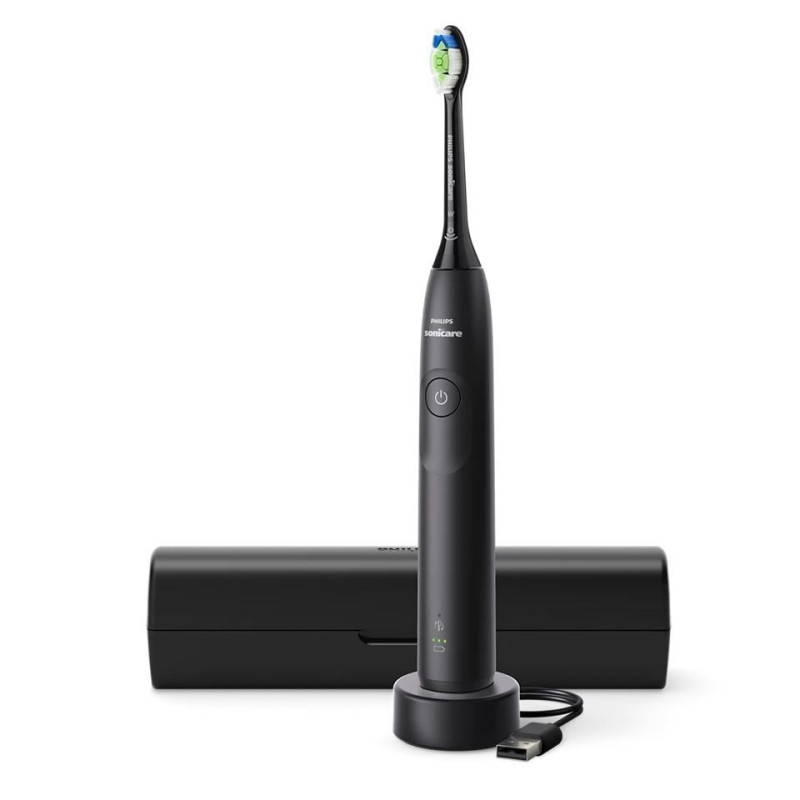 Philips Zobu birste Philips  | Electric Toothbrush | Sonicare Series 5300 | Rechargeable | For adults | Number of brush heads included 1 | Number of teeth brushing modes 1 | Black