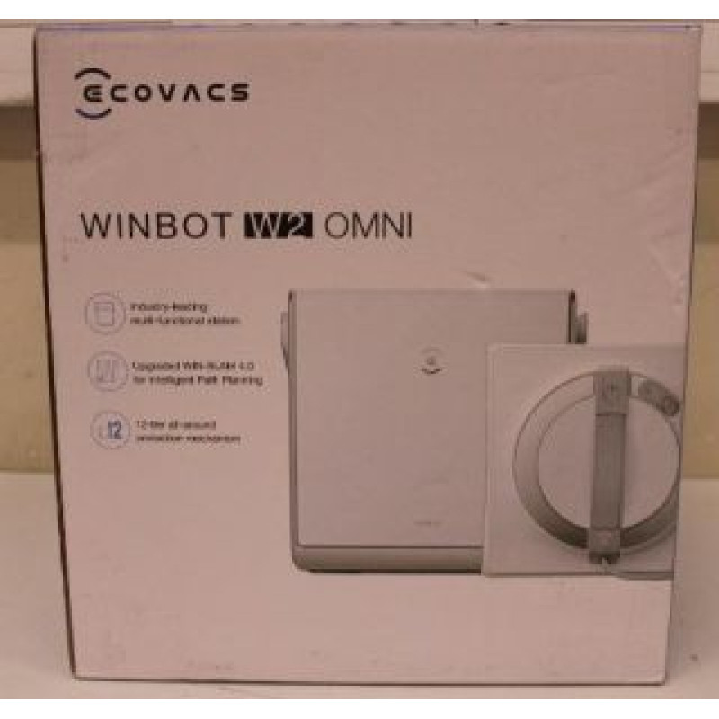 Ecovacs Portatīvais dators Ecovacs  SALE OUT.  Window cleaning robot WINBOT W2 OMNI, Auto-Spray, Intelligent steady climbing system, WIN-SLAM 4.0, White + 6 in 1 Cleanin |  | Window Cleaning Robot | WINBOT W2 OMNI | Corded | 2800 Pa | White | DEMO