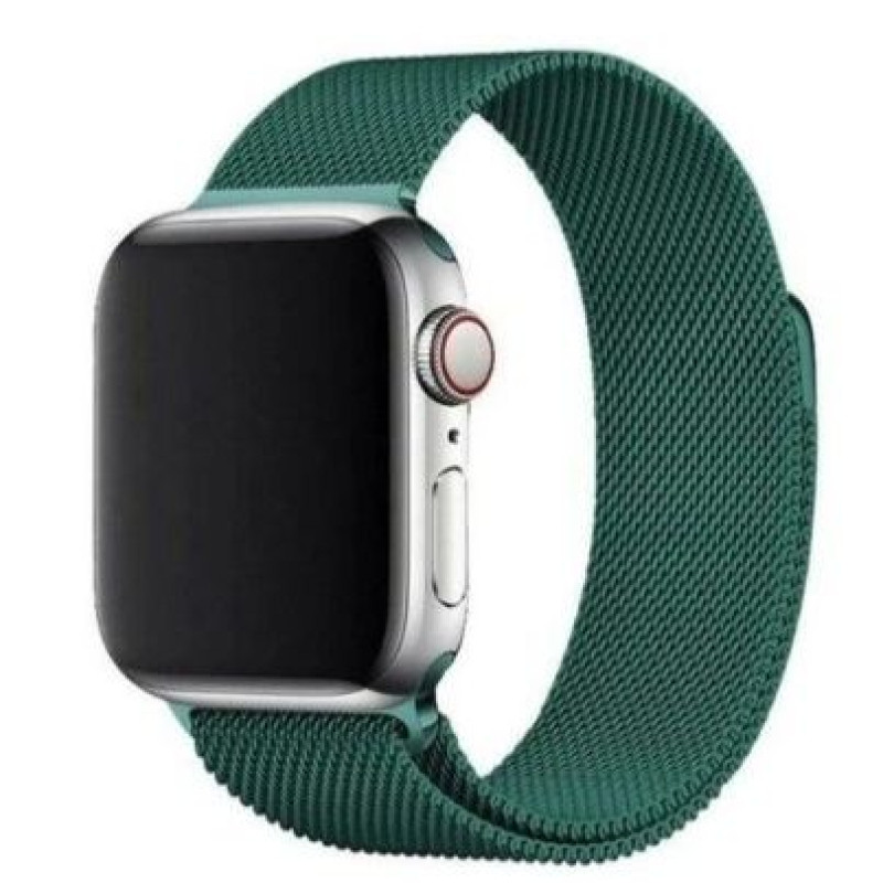 Ilike Siksniņa iLike Apple Magnetic Strap Watch 7 7/8 41mm Magnetic Strap Bracelet Green