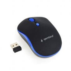 Gembird Datora pele Gembird  MOUSE USB OPTICAL WRL BLACK/BLUE MUSW-4B-03-B