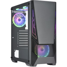 Golden Tiger Datoru korpusi GOLDEN TIGER  Case||Buffalo M730i|MidiTower|Not included|ATX|MicroATX|Colour Black|BUFFALOM730I