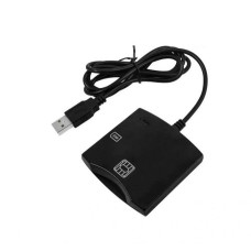 CP Parveidotājs CP  CP ID1 2in1 USB 2.0 ID Card reader with SIM Card slot 80cm Cable (6.5x6cm) Black