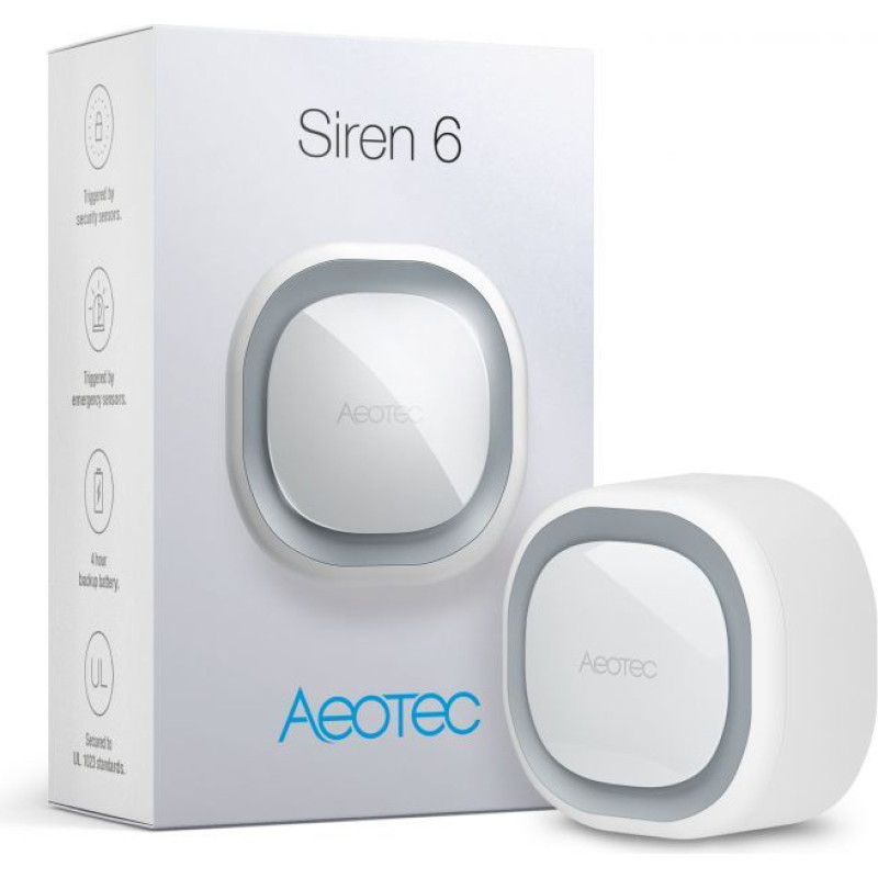 Aeotec Serveru  - Citi piederumi AEOTEC  Siren 6 Z-Wave Plus