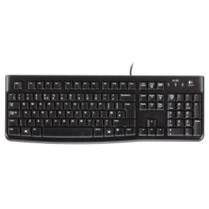 Logitech Datora tastatūra Logitech  KEYBOARD K120 USB US/920-002479
