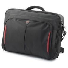 Targus Portatīvo datoru soma Targus  Clamshell Laptop Bag CN418EU Black/Red, Shoulder strap, Briefcase
