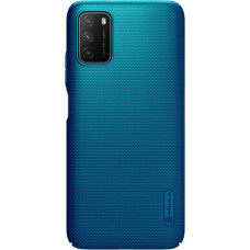 Nillkin Aizmugurējais vāciņš Nillkin Xiaomi Poco M3 Super Frosted Cover Peacock Blue