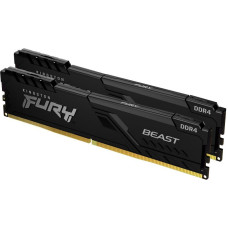 Kingston Operatīv atmiņa DDR4 Kingston  Fury Beast 32 GB, DDR4, 3200 MHz, PC/server, Registered No, ECC No