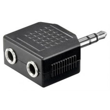 Goobay Cita datorprece Goobay  Headphone AUX adapter; 3.5 mm jack 1-to-2