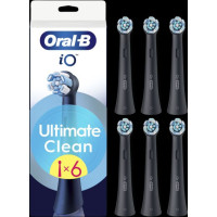 Oral-B Zobu birste Oral-B  Replaceable toothbrush heads | iO UltimateClean | Heads | For adults | Number of brush heads included 6 | Black