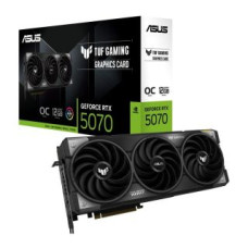 Asus Grafiskās karte / Video kartes Asus  Graphics Card||NVIDIA GeForce RTX 5070|12 GB|GDDR7|192 bit|PCIE 5.0 16x|Triple slot Fansink|2xHDMI|3xDisplayPort|TUF-RTX5070-O12G-GAMING