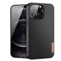 Dux Ducis Aizmugurējais vāciņš Dux Ducis Apple Phone 13 Pro Fino case covered with nylon material Black