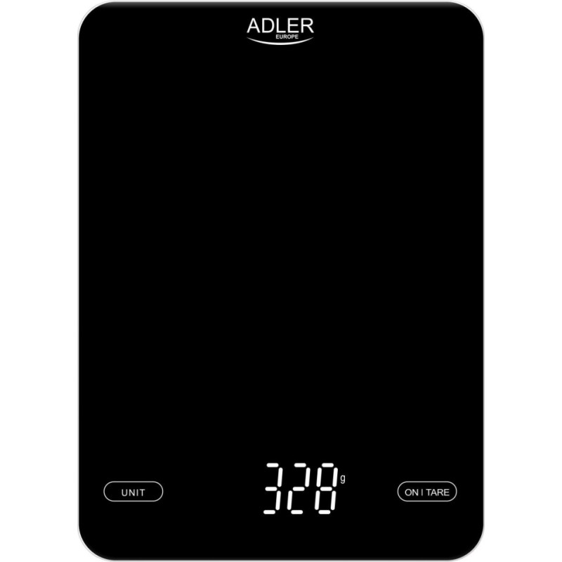 Adler Ķermeņa svari Adler  Kitchen Scale AD 3177b Maximum weight (capacity) 10 kg, Accuracy 1 g, Black