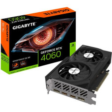 Gigabyte Grafiskās karte / Video kartes Gigabyte  Graphics Card||NVIDIA GeForce RTX 4060|8 GB|GDDR6|128 bit|PCIE 4.0 16x|Dual Slot Fansink|2xHDMI|2xDisplayPort|GV-N4060WF2OC-8GD