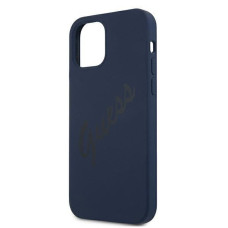 Guess Aizmugurējais vāciņš Guess Apple iPhone 12 Mini 5.4'' Vintage Cover Blue
