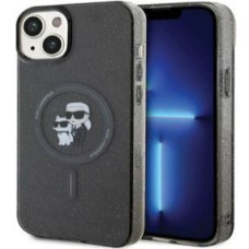 Karl Lagerfeld Aizmugurējais vāciņš Karl Lagerfeld Apple iPhone 15 HC MAGSAFE IML KC GLITTER Black