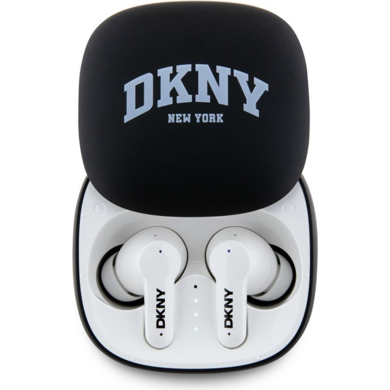 Dkny Bezvadu austiņas DKNY  3D Rubber Matte Finish TWS Wireless Earphones Black