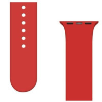 Ilike Siksniņa iLike  Strap APS Silicone Watch Band Ultra / 8/7/6/5/4/3/2 / SE (45/44 / 42mm) Strap Watchband Red