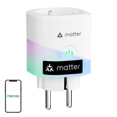 Mcdodo Viedierīce Mcdodo  Smart plug MEROSS MSS315MA-EU with energy monitor (Matter)