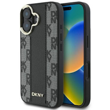 Dkny Cits mobilo telefonu aksesuārs DKNY Apple DKNY Checkered Pattern Magsafe iPhone 16 Case - Black