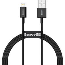 Baseus Kabelis Baseus  Baseus Superior USB - Lightning fast charging data cable 2,4 A 1 m black (CALYS-A01)