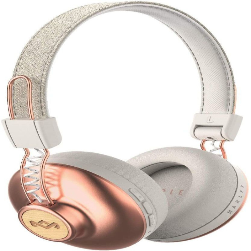 Marley Vadu austiņas Marley  Positive Vibration BT, On-Ear, Wireless, Microphone, Copper
