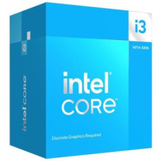 Intel Procesors Intel  CPU||Desktop|Core i3|i3-14100F|Raptor Lake|3500 MHz|Cores 4|12MB|Socket LGA1700|58 Watts|BOX|BX8071514100FSRMX2