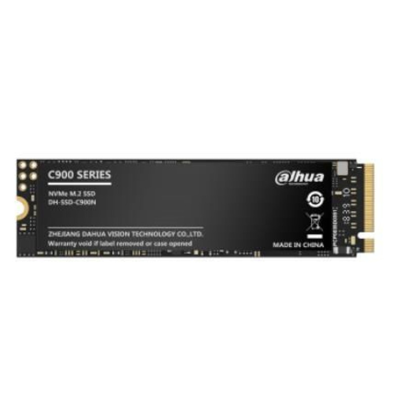 Dahua Cietais disks SSD DAHUA  SSD||512GB|M.2|PCIe Gen3|NVMe|3D NAND|Write speed 1500 MBytes/sec|Read speed 2000 MBytes/sec|TBW 256 TB|MTBF 1500000 hours|SSD-C900N512G
