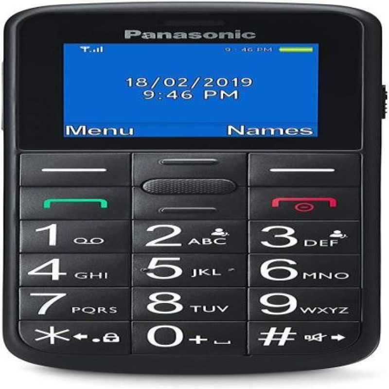 Panasonic Mobilie telefoni Panasonic  KX-TU110 Black