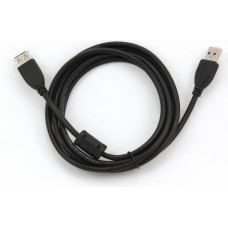 Cablexpert Kabelis Cablexpert  USB 2.0 A M/FM 1.8 m, Black, USB extension cable