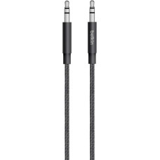 Belkin Kabelis Belkin  Metallic AUX Cable MIXIT UP Black