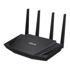 Asus Rūteris Asus  Wireless Router||Wireless Router|3000 Mbps|Mesh|Wi-Fi 5|Wi-Fi 6|IEEE 802.11 b/g|IEEE 802.11n|USB 3.2|1 WAN|4x10/100/1000M|Number of antennas 4|RT-AX58U