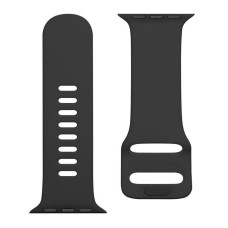 Tactical Siksniņa Tactical Apple Watch 38/40/41mm Silicone Strap with Buckle Black