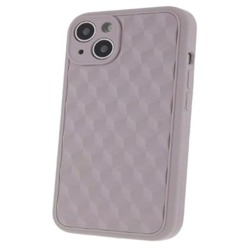 Ilike Aizmugurējais vāciņš iLike Apple 3D Cube case for iPhone 14 Pro 6,1 Coffee