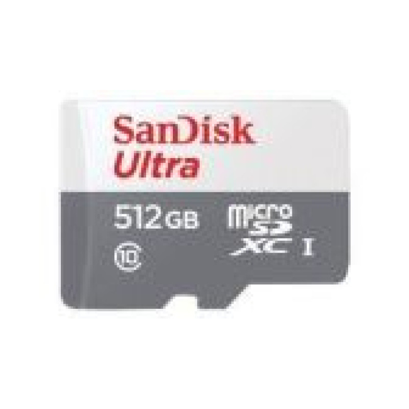 Sandisk By Western Digital Cita datorprece SANDISK BY WESTERN DIGITAL  MEMORY MICRO SDXC 512GB UHS-I/SDSQUNR-512G-GN3MN SANDISK