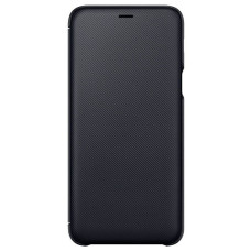 Samsung Aizmugurējais vāciņš Samsung  A6 Plus 2018 A605 Wallet Cover EF-WA605CBE Black