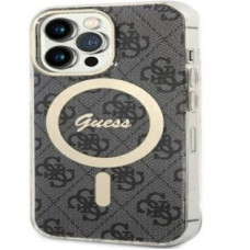 Guess Aizmugurējais vāciņš Guess Apple iPhone 13 Pro / 13 6.1 hardcase 4G MagSafe Black
