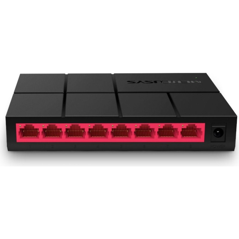 Mercusys Serveru  - Citi piederumi MERCUSYS  Switch MS108G Unmanaged, Desktop, Power supply type External, Ethernet LAN (RJ-45) ports 8