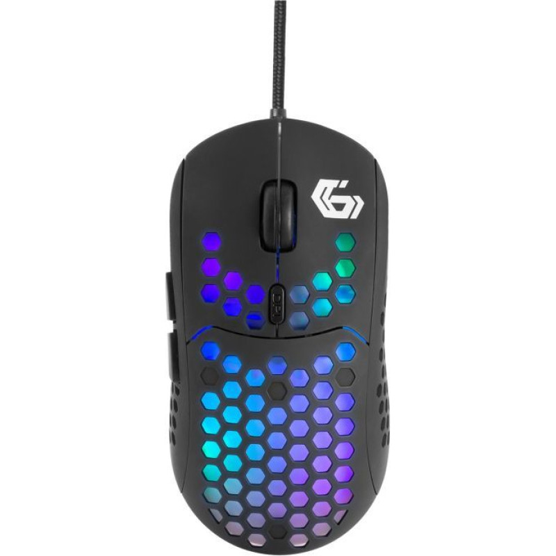 Gembird Datora pele Gembird  | USB Gaming RGB Backlighted Mouse | MUSG-RAGNAR-RX400 | Wired | Gaming Mouse | Black