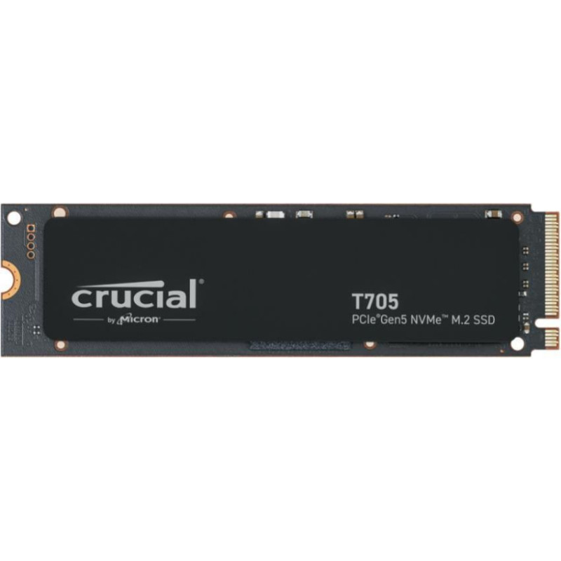 Crucial Cietais disks SSD Crucial  SSD||T705|2TB|M.2|PCIe Gen5|NVMe|Write speed 12700 MBytes/sec|Read speed 14500 MBytes/sec|TBW 1200 TB|CT2000T705SSD3