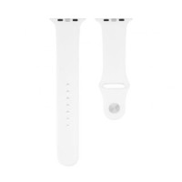 Connect Siksniņa Connect  Watch 38/40/41mm Silicone Loop Watch Strap (132mm M/L) White