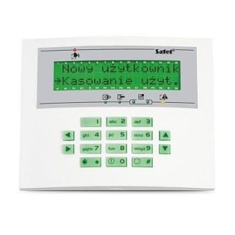 Satel Serveru  - Citi piederumi SATEL  KEYPAD LCD /INTEGRA GREEN/INT-KLCDL-GR