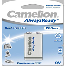 Camelion Cita datorprece Camelion  9V/6HR61, 200 mAh, AlwaysReady Rechargeable Batteries Ni-MH, 1 pc(s)