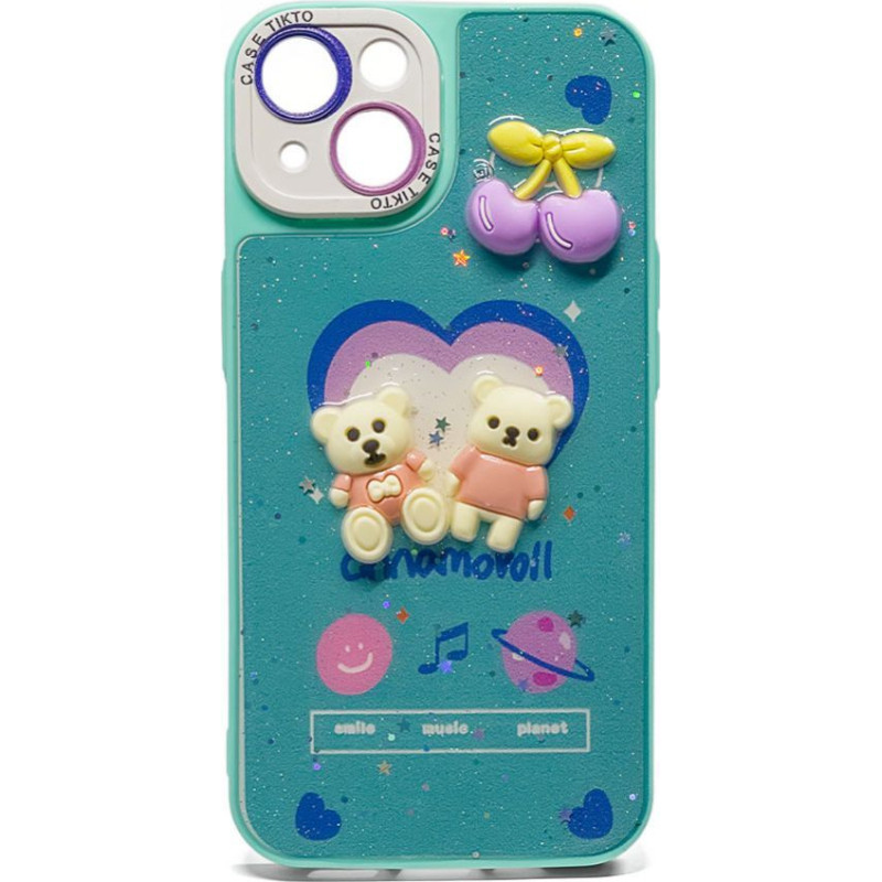 Ilike Aizmugurējais vāciņš iLike Apple iPhone 13 EPOXY CARTOON COVER Blue