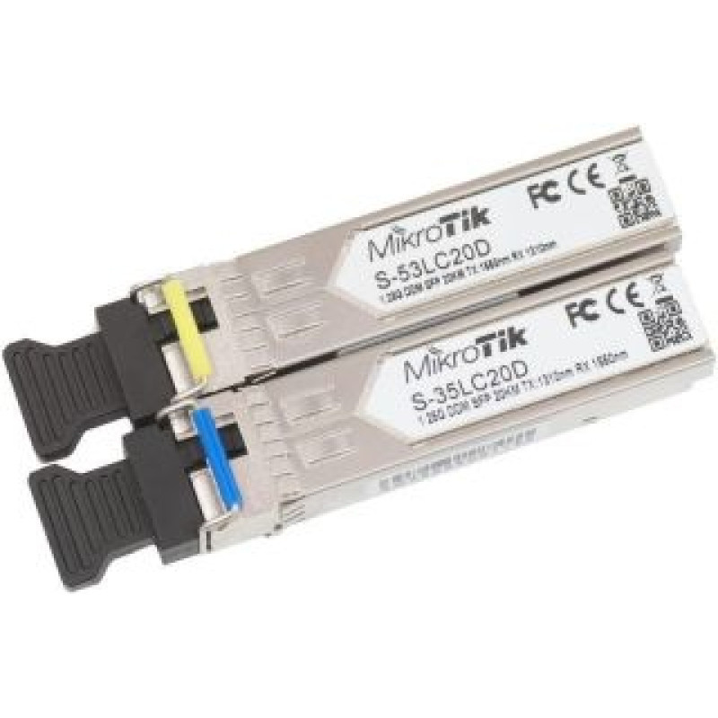 Mikrotik Serveru  - Citi piederumi Mikrotik  NET TRANSCEIVER SFP PAIR/S-3553LC20D