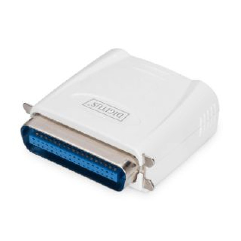Digitus Fitnesa aproce Digitus  Fast Ethernet Print Server, 1-Port 1x RJ45, 1x DB-36-pin male Centronics, White