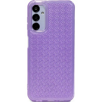 Ilike Aizmugurējais vāciņš iLike Samsung Galaxy A34 5G Silicone case Shine Transparent Violet